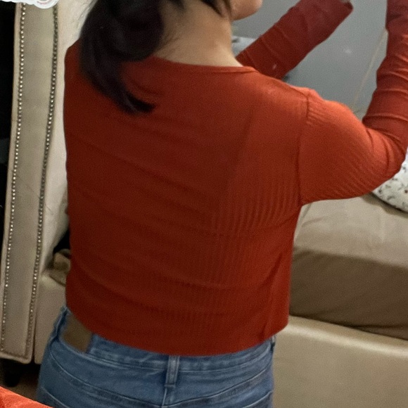 long sleeve Halloween coloured cardigan from tie up - Picture 2 of 2